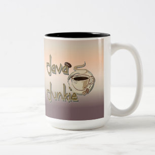 Java Junkie Coffee Älskare Brown Tone Mugg