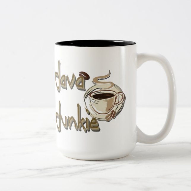 Java Junkie Coffee Lovers Mug Två-Tonad Mugg (Höger)