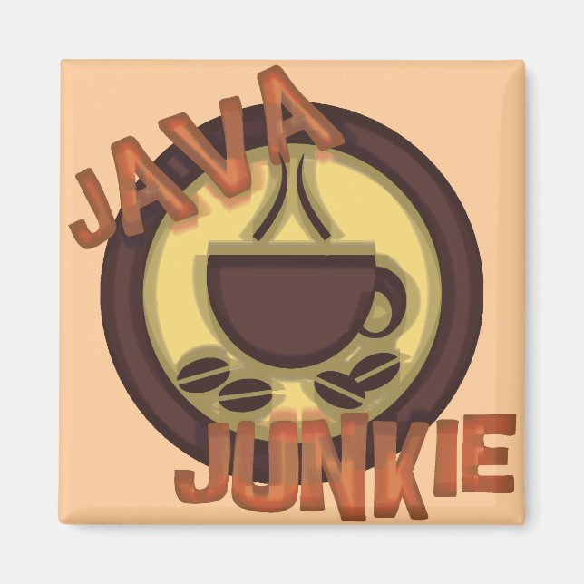 JAVA JUNKIE MAGNET (Framsidan)