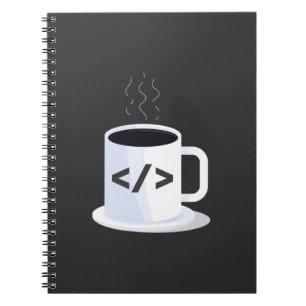 Java-kod Kaffe-programkod för Mugg Anteckningsbok