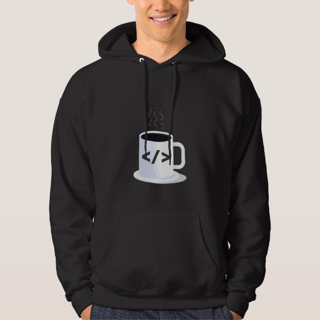 Java-kod Kaffe-programkod för Mugg Hoodie (Framsida)