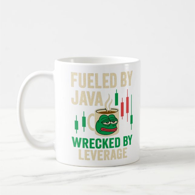 Java & Leverage Pepecoin Crypto Mugg (Vänster)