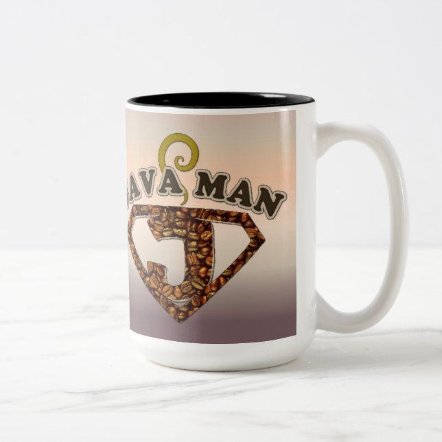 Java Man Coffee Humor Coffee Mugg (Höger)