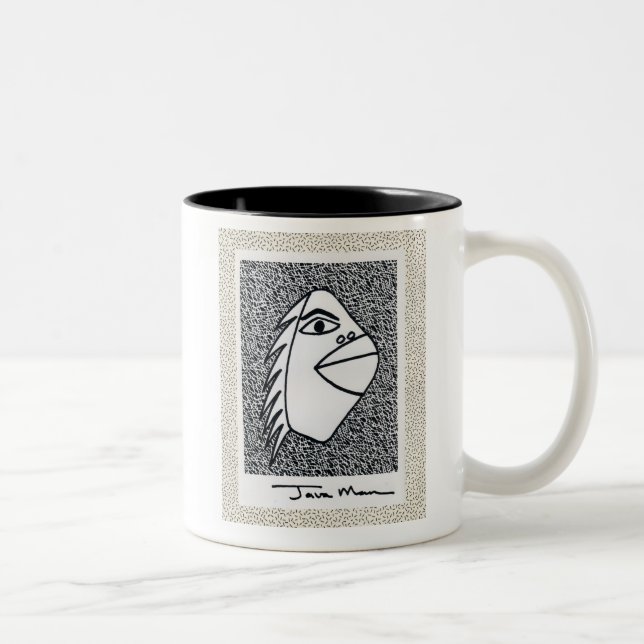 Java man Två-Tonad mugg (Höger)