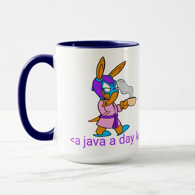 Java med Erron Coffee Mugg (Vänster)