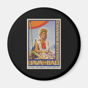 Java och Bali Isles av romantik Magnet