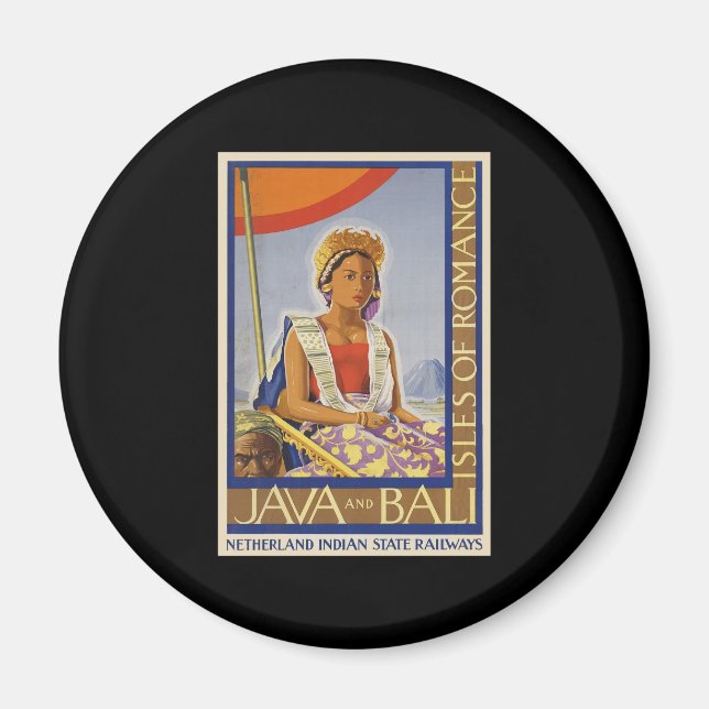 Java och Bali-öarna i Romantik Magnet (Framsidan)