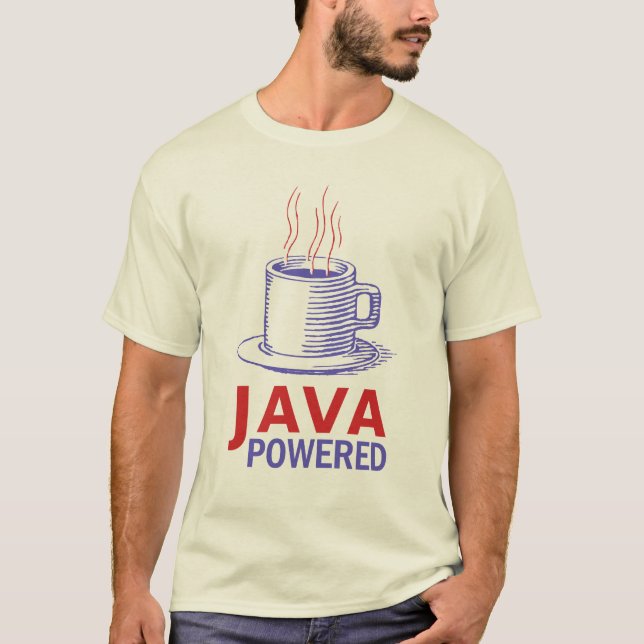 Java Powered T Shirt (Framsida)