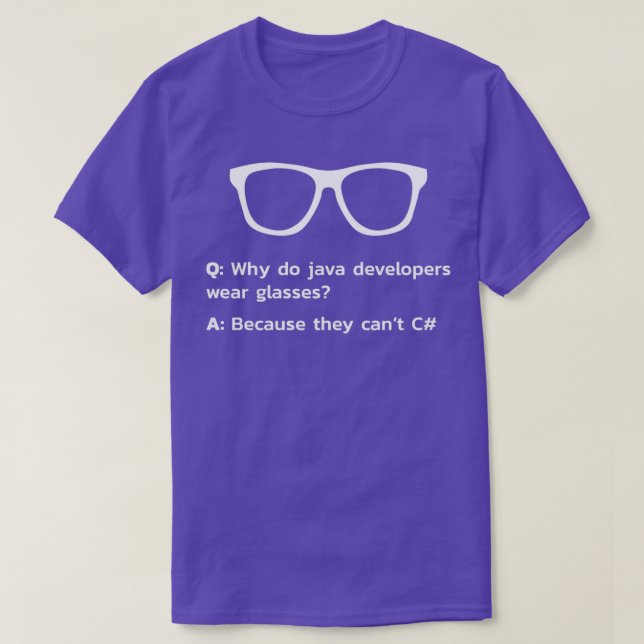 Java Pun Developer T Shirt (Design framsida)
