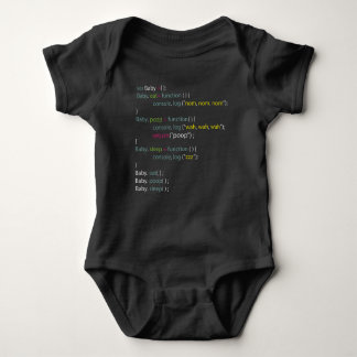 Java Script Programming Coding Baby Bodysuit  T Shirt