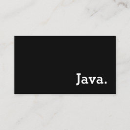 Java-Slagit förmånskort för enkel Mörk i Ord Lojalitetskort