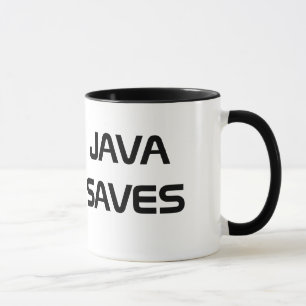 Java sparar kaffemuggen mugg