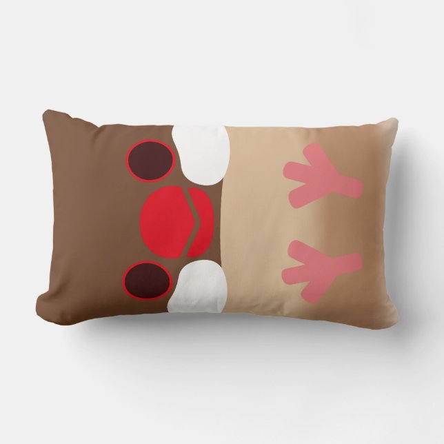 Java sparrow (Fawn) Lumbarkudde (Framsida)