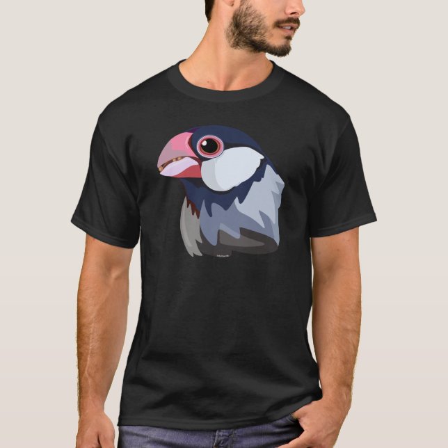 Java Sparrow - förenklad T Shirt (Framsida)