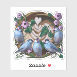 Java Sparrows, Java Coffee Klistermärken