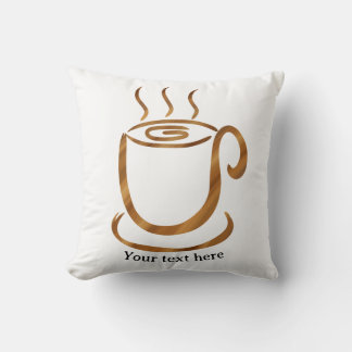 Java Steaming Cup | Trä Böjd Kaffe & Te Kudde