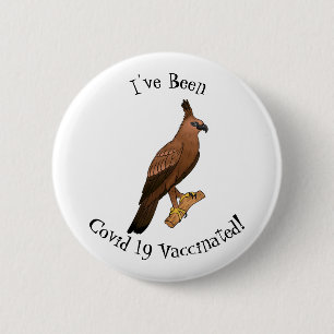 Javan Hawk eagle (tecknad) Knapp