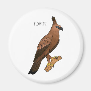 Javan Hawk eagle (tecknad) Magnet