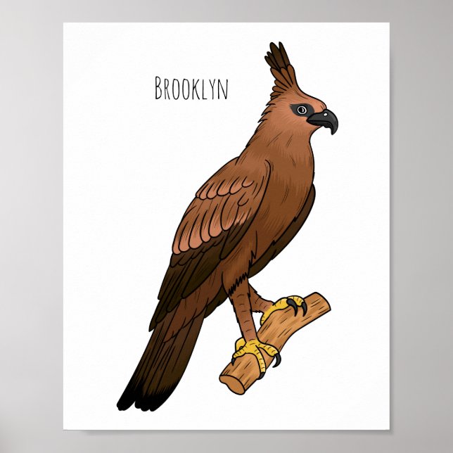 Javan Hawk eagle (tecknad) Poster (Framsidan)