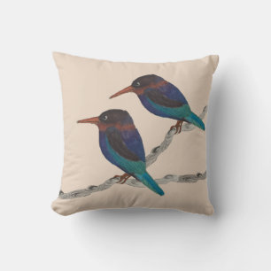 Javan Kingfish på en Pillow Kudde