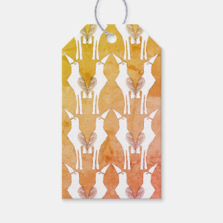 Javan Myna Bird - Decorative Gift Märkre Presentetikett