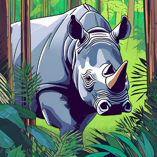 Javan Rhino Mugg