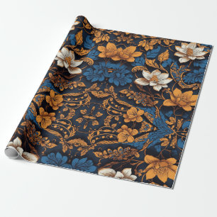 Javanese Batik mönster förpackar pappert Presentpapper