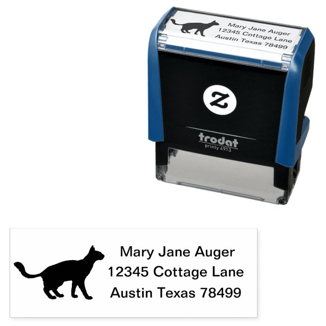 Javanese Cat Personlig Självfärgande Stämpel (In Situ)