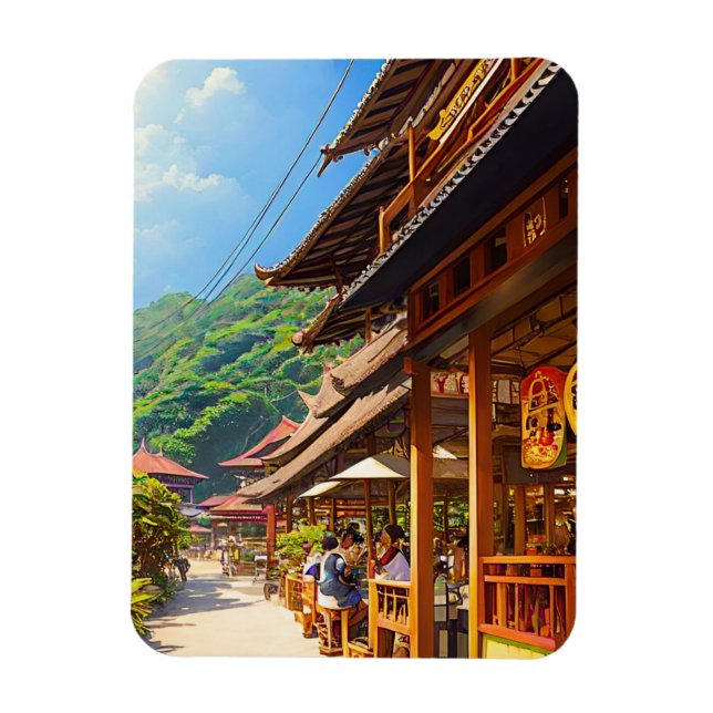 Javanese Coffee House Magnet (Vertikal)