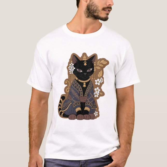 Javanesisk kattkonst T-Shirt (Framsida)
