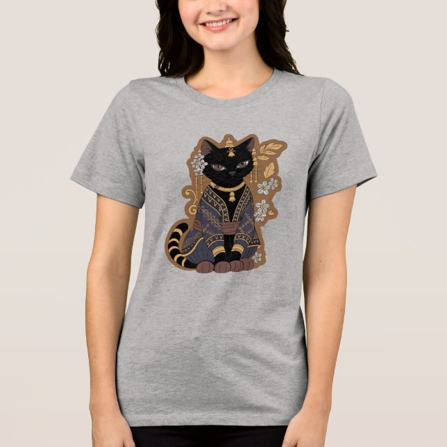Javanesisk kattkonst T-Shirt (Framsida)