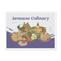 Javanskt kulinariskt Indonesien Resa