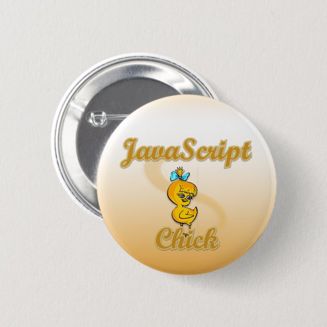 JavaScript-Chick Knapp (Framsida & baksida)
