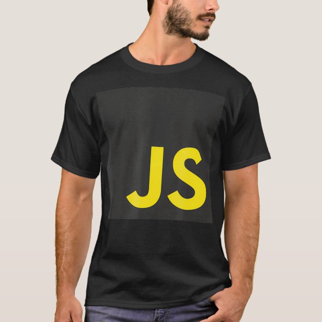 JavaScript JS React Angular Vue Node Software Engi T Shirt (Framsida)