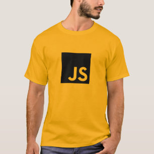 Javascript Logotyp T-Shirt (Guld)