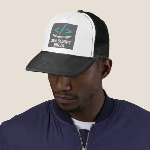 JavaScript Ninja Skum Trucker Hatt Keps
