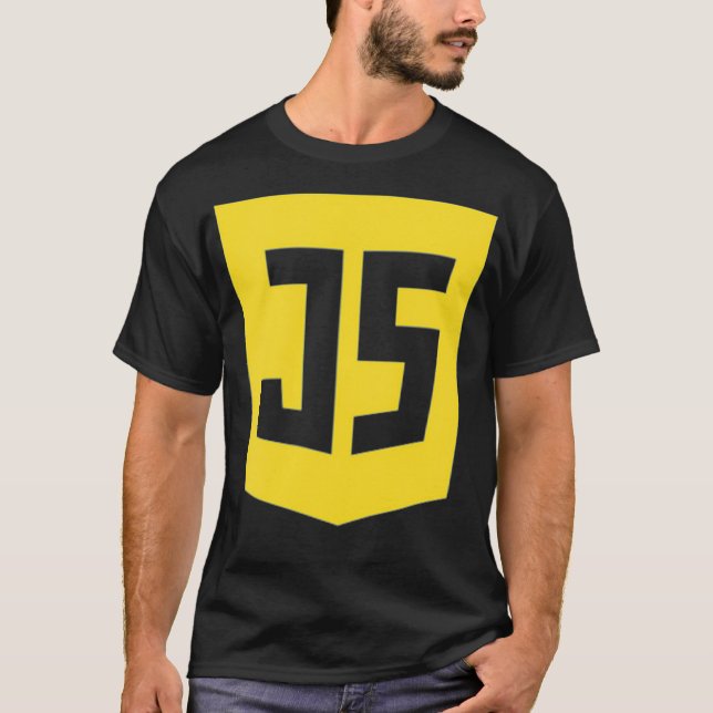JavaScript Programmer JS Computer Utvecklare T Shirt (Framsida)