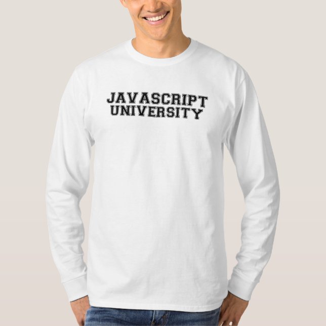 Javascriptuniversiteten T-shirt (Framsida)