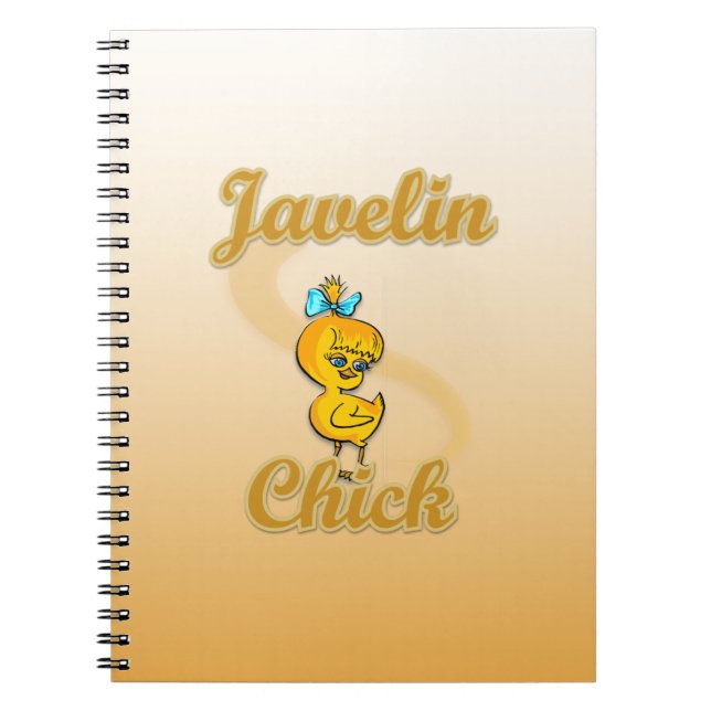 Javelin Chick Anteckningsbok Med Spiral (Framsidan)
