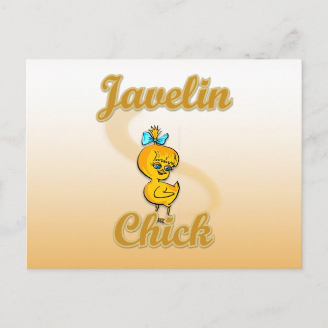 Javelin Chick Vykort (Framsida)