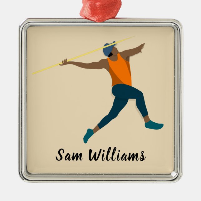 Javelin Julgransprydnad Metall (Framsidan)