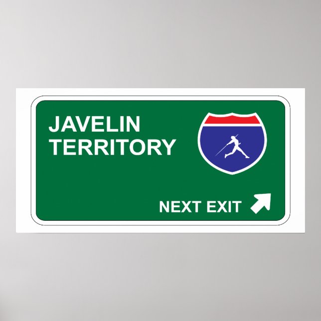 Javelin Next Exit Poster (Framsidan)