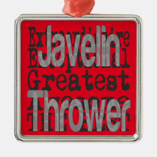 Javelin Thrower Extraordinaire Julgransprydnad Metall