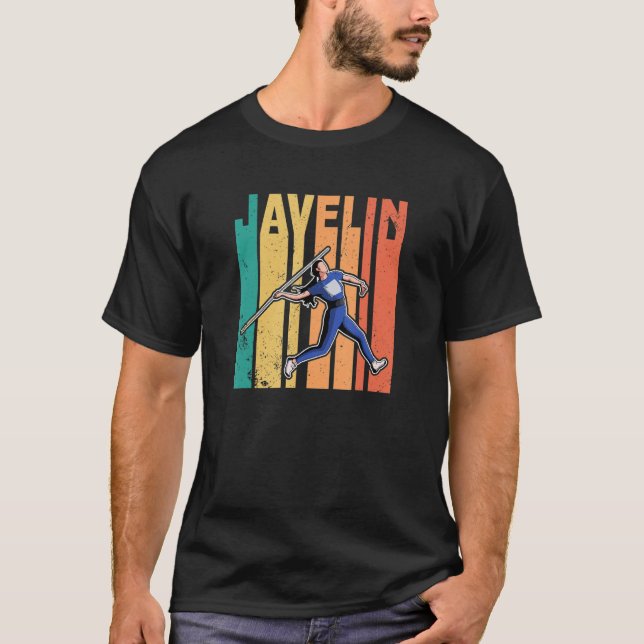 Javelin Thrower Javelin Throwing Athletics Sport H T Shirt (Framsida)