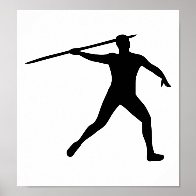 Javelin thrower poster (Framsidan)