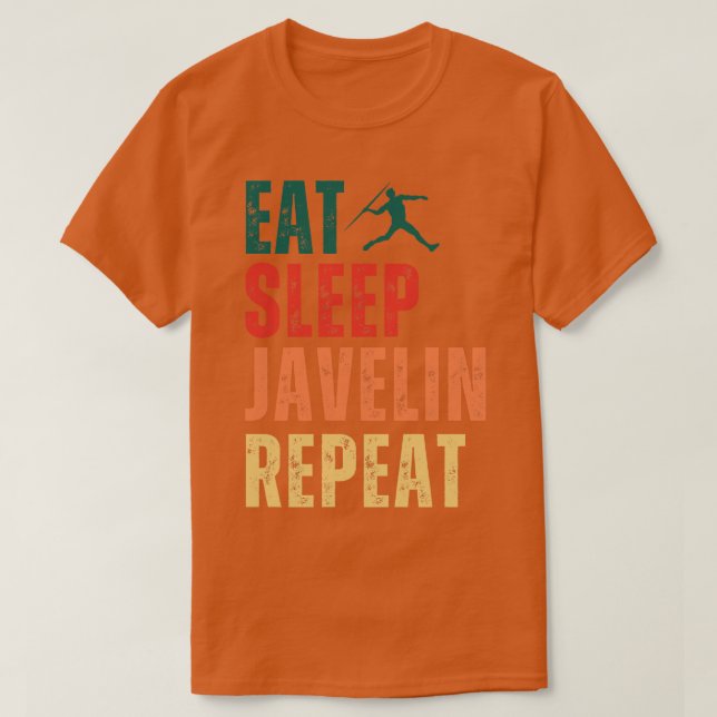 Javelin Thrower T Shirt (Design framsida)