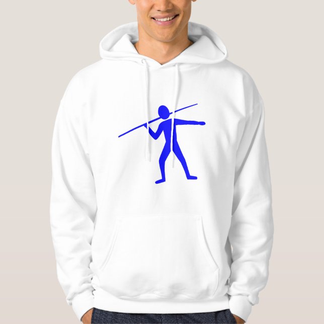Javelin Trower - Blue Hoodie (Framsida)