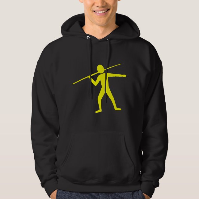 Javelin Trower - Gult Sweatshirt Med Luva (Framsida)