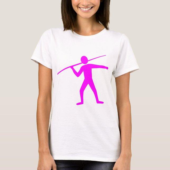Javelin Trower - Magenta Tee Shirt (Framsida)