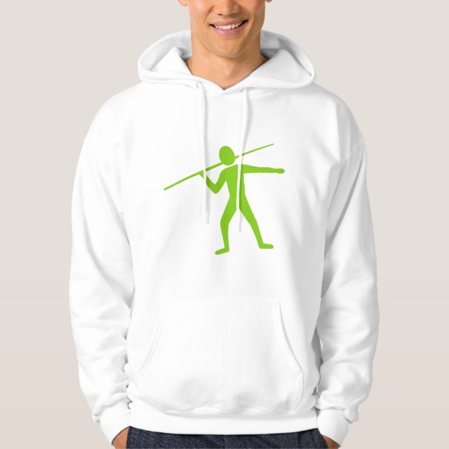 Javelin Trower - Martian Grönt Sweatshirt (Framsida)